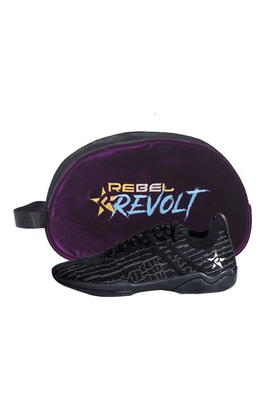 Rebel Athletic Revolt Youth Blackout Shoes with bag