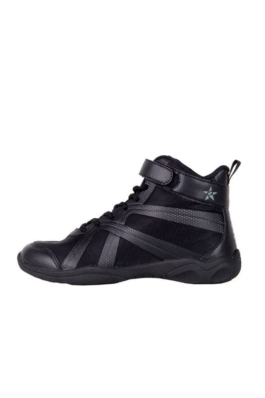 Rebel Athletic Renegade Youth Blackout Shoes median view