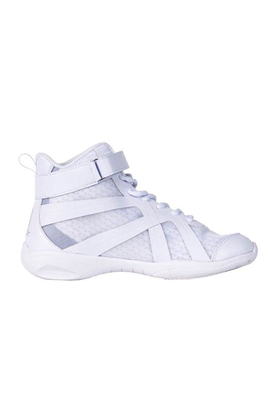 Rebel Athletic Renegade Youth White Shoes lateral view