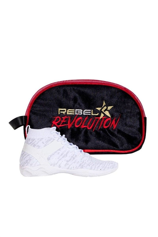 Rebel Athletic Revolution Youth White Shoes with bag