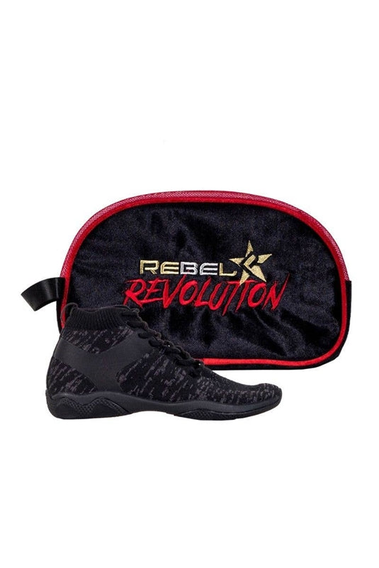 Rebel Athletic Revolution Youth Blackout Shoes with bag