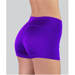 Covalent Activewear Ladies Shorty Short Purple 2T