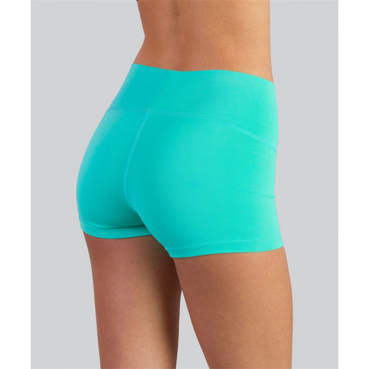 Covalent Activewear Ladies Shorty Short Turquoise