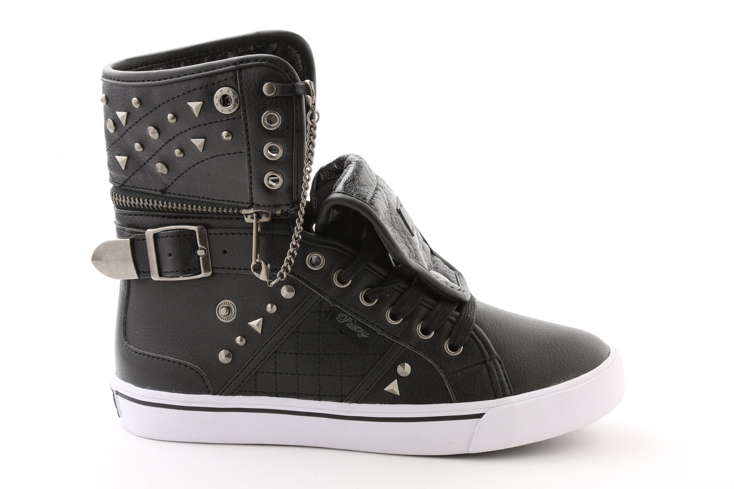 Pastry Sugar Rush Adult Women's Sneaker in Black/White lateral view
