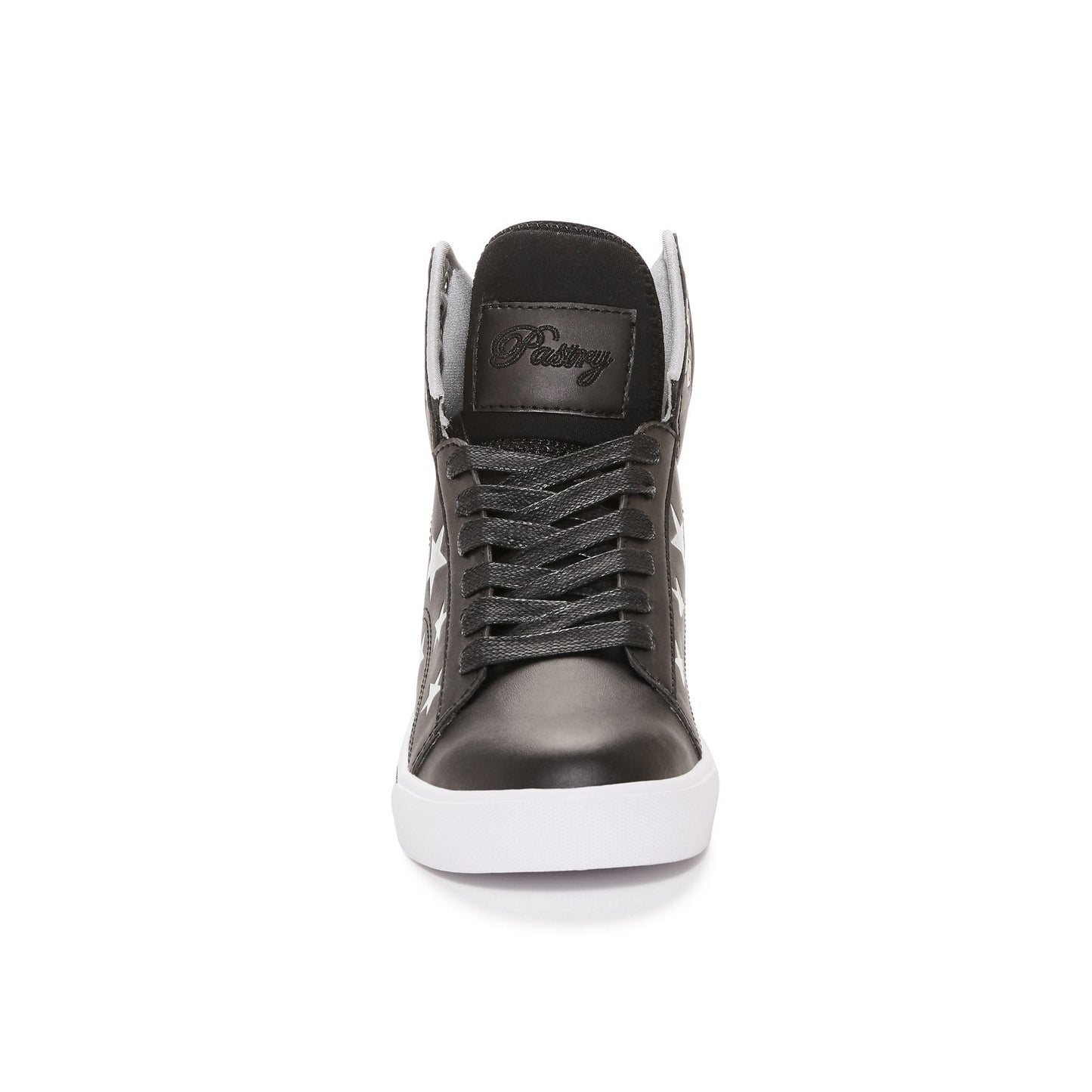 Pastry Pop Tart Star Youth Sneaker in Black/Silver front view