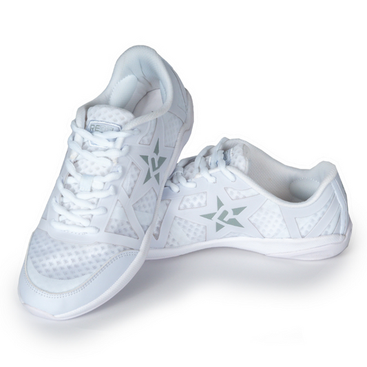Pair of Rebel Athletic Ruthless Youth White Shoes
