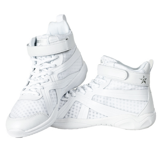 Pair of Rebel Athletic Renegade Youth White Shoes