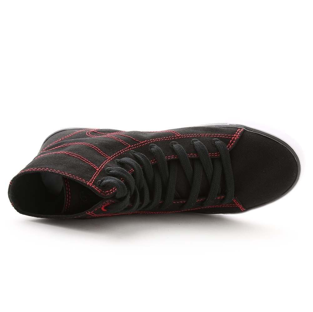 Pastry Cassatta Adult Womens Sneaker in Black/Red top view