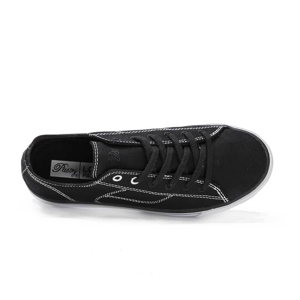 Pastry Cassatta Lo Youth Sneaker in Black/White top view