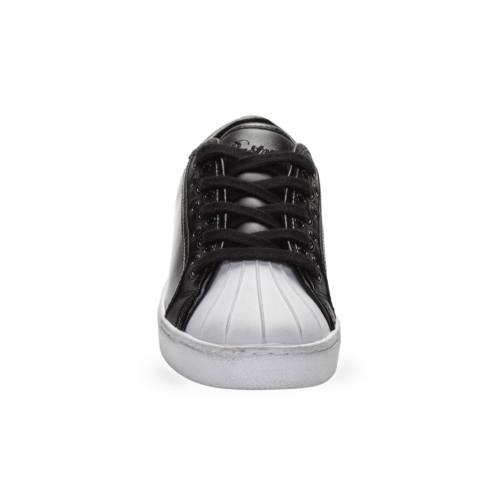 Pastry Paris Praline Adult Womens Sneaker in Black/White front view