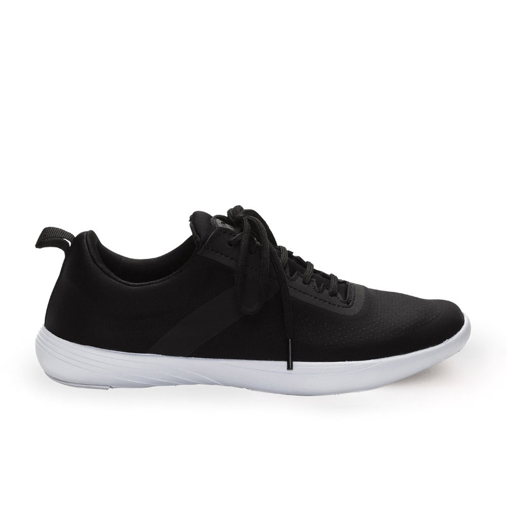 Pastry Adult Studio Trainer Women's Sneaker in Black/White lateral view