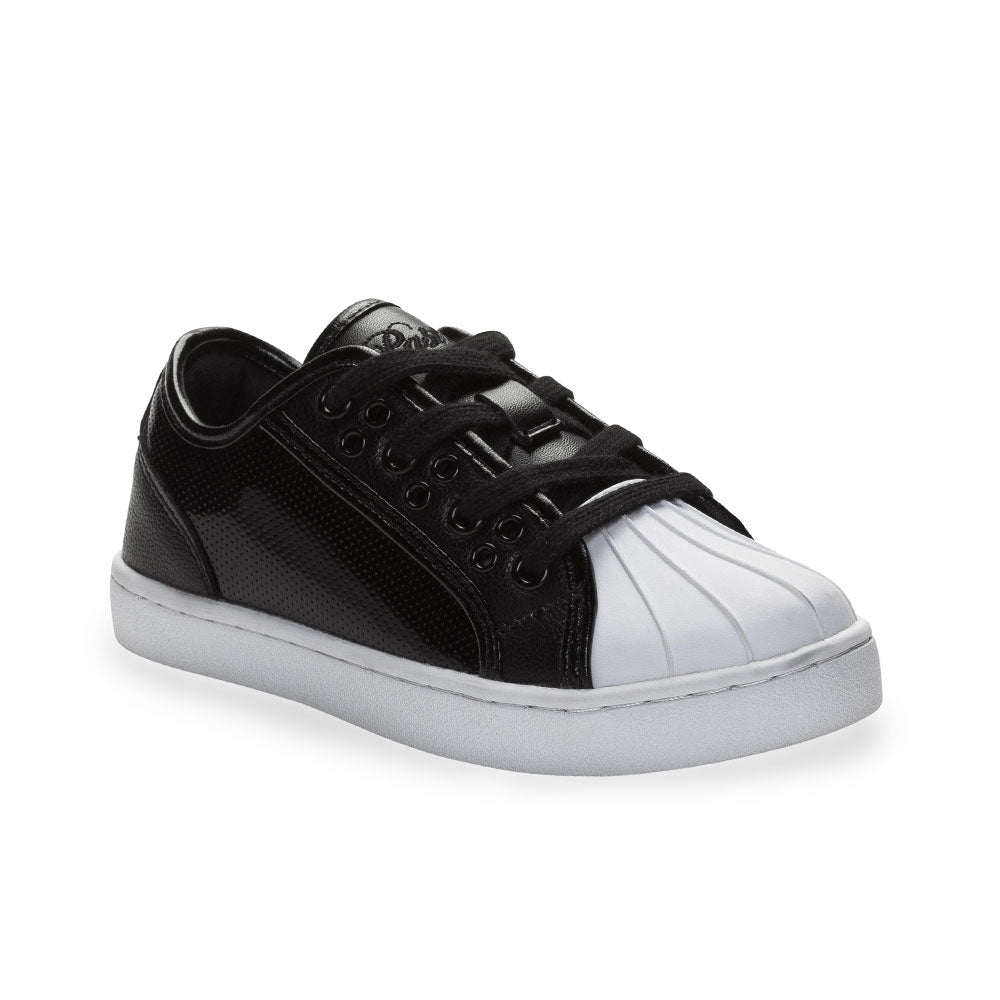 Pastry Paris Praline Youth Sneaker in Black/White in 3 quarter view