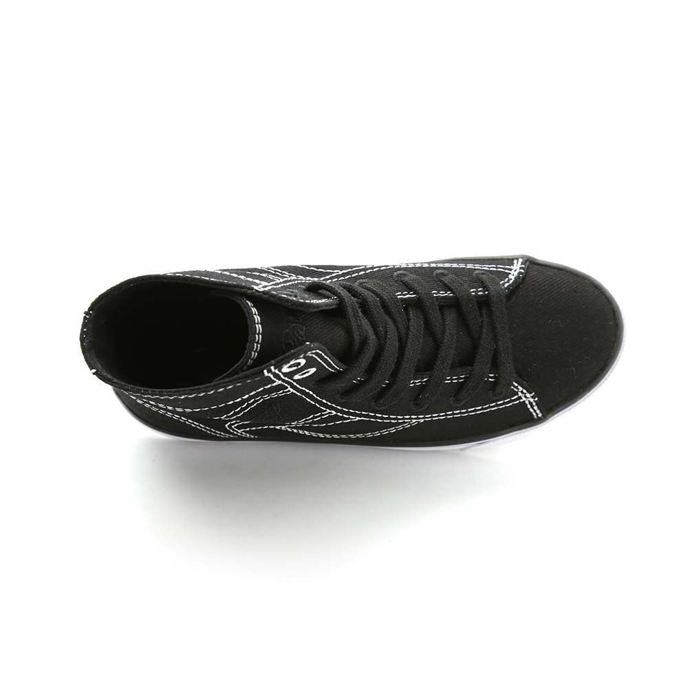 Pastry Cassatta Youth Sneaker in Black/White top view