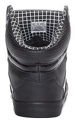 Pastry Pop Tart Grid Adult Women's Sneaker in Black/Black 2T